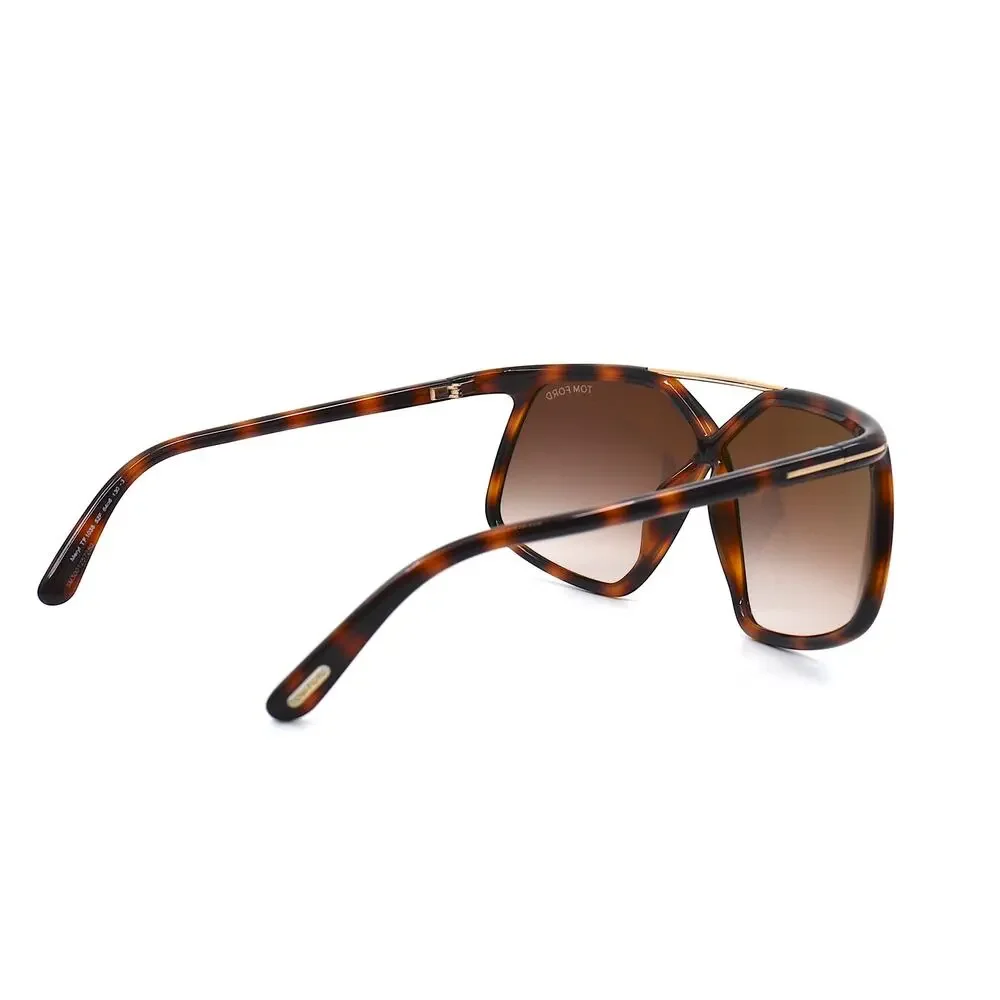 TOM FORD MERYL TF1038/S 52F HAVANA BROWN AUTHENTIC SUNGLASSES - Picture 9 of 15